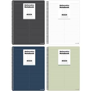 시험수학노트 4000 pp수학스프링노트 2칸 16절좌철