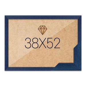 보석십자수액자 38x52 고급형 슬림 우드 블루 보석십자수 다이아몬드페인팅 다이아몬드페인팅액자 큐빅십자수