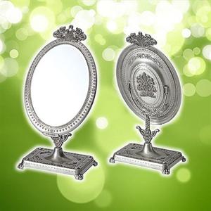 각도조절 빠띠라인 주석탁상용 거울 사각받침 12 양면거울 탁상거울 탁상양면거울 미니거울 손거울