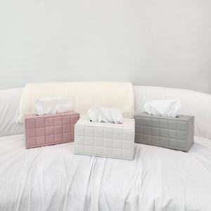 노바리빙 엠보 티슈케이스 각티슈커버 4colors