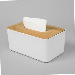 화이트우드 직사각 휴지케이스 티슈케이스