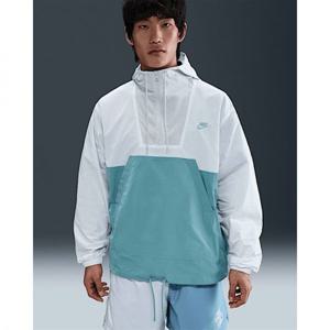 나이키 클럽 남성 마리나 아노락 풀오버 - 화이트데님 터콰이즈포톤 더스트데님 터콰이즈 HJ1958-100 270530