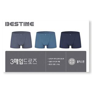 [BYC] 베스타임 남성 드로즈 팬티 3매입 세트 MPI2163