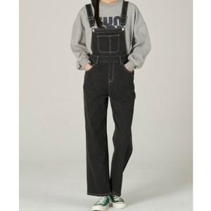 [잠뱅이]잠뱅이 여자 블랙 멜빵바지 AO1DMB165_JJ