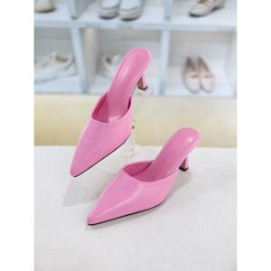 [코디엘루]심플 포인티드 토 여성 힐 블로퍼 8cm CDSP501304-3