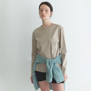 [온앤온] 라운드넥 실켓 티셔츠 NEW6SE227 EW6SE227