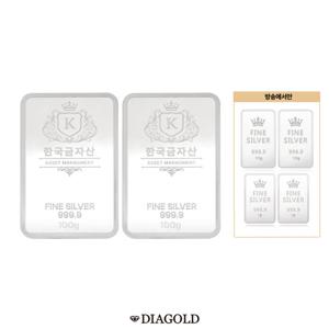 [방송에서만 실버바 추가구성] 디아골드 포나인 실버바 100g+100g