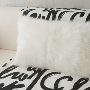 화이트 FUR 롱쿠션(커버만)