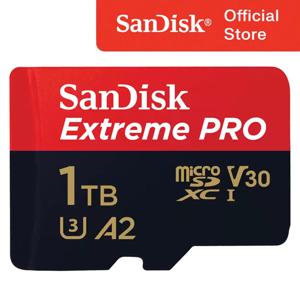 샌디스크 익스트림 프로 microSDXC 1TB 1테라 메모리 4K UHD 비디오촬영 고사양게임 스마트폰 드론 카메라 액션캠 고성능 마이크로SD카드 Extreme Pro SDSQXCD