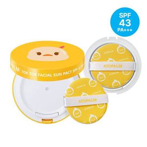 [아토팜]아토팜 톡톡 페이셜 선팩트 15g (본품+리필) (+선크림10ml 2개)