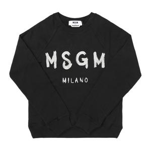 MSGM 3741MDM513G 247799 99 브러시드 로고 여성 맨투맨