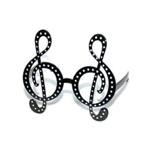 높음음자리 안경 검정 패션안경 파티소품 파티용품