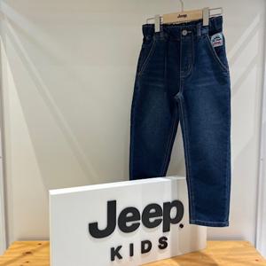 [지프키즈]기본 공용 진청 저지 배기 데님 팬츠 KM3DPU744 GB