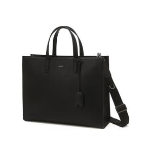 JUBA5F630BK [LUKE][노트북수납] 루크 블랙 소가죽 토트백