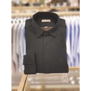 [듀퐁셔츠] 듀퐁 SE5FM21LS316SGE 남성 슬림핏 긴팔 사방스판 신축성 있는 져지원단 남자 캐주얼 남방셔츠 SE5FM21LS316