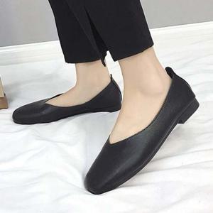 여성 플랫 슈즈 구두 여자 정장 신발 단화 베이직 3색 여성플랫슈즈