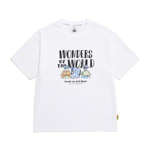 [내셔널지오그래픽 (행사)]리젠아스킨 트래블 그래픽 세미오버 반팔티셔츠 N252UTS080