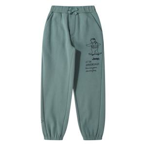 [지프키즈]기모 자수 보드곰 셋업 팬츠  KR1TPU957