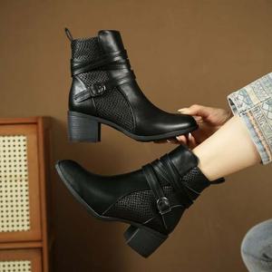 뱀피무늬여성부츠 앵클XF5788-H17 레이스업워커 앵클부츠 여성부츠 겨울부츠 워커부츠 여성워커 부츠 레이스업부츠