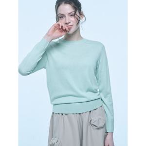 [유닛]캐시미어 블렌디드 비키 풀오버 (ZFKKCN10BN-MINT)