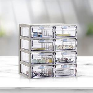 A타입 수납함 2x4 수납정리함 플라스틱 투명 수납장 소품수납함 정리함 데스크정리함 사무용수납함 책상정