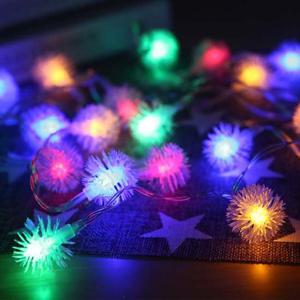 스노우30P 투명선 컬러 배터리형 크리스마스 캠핑조명