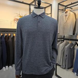 [세정 트레몰로] 헤링본 카라 가을겨울용 티셔츠 TRNAL4F33810106