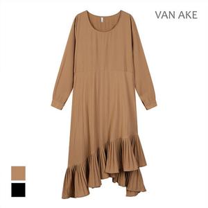 [반에이크][반에이크] 언발 밑단 플리츠 원피스_VB3ZOPUG01Z (P0