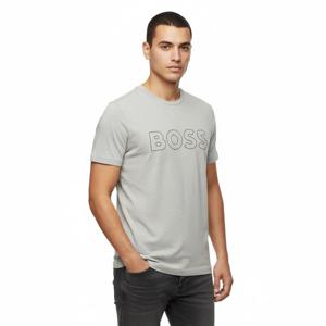 보스 로고 크루넥 남성 티셔츠 50474232 057