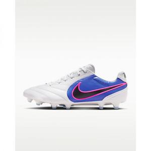 나이키 티엠포 리게라 프로 천연 잔디 로우 탑 클리트 축구화 - 화이트레이서 블루핑크 블라스트블랙 HQ3158-146 361238