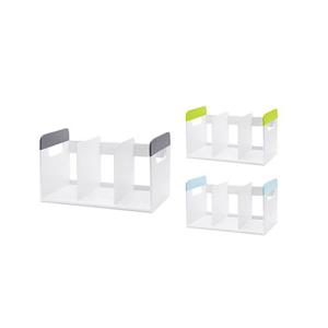 플러스 3단 책꽂이 연두 카파맥스