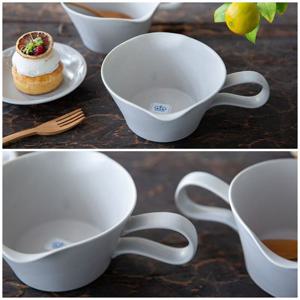 이천도자기 조이엘로 그레이 손잡이 양구볼 1p 샐러드 샐러드식기 한식볼 플레이팅볼 샐러드볼 예쁜식기 플