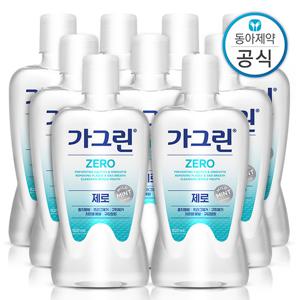 가그린 제로 가글 820ml 9개 구강청결제