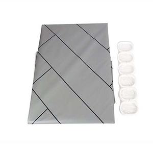 헤링본 샤워커튼(색상랜덤) 방수커텐 욕실 목욕 화장실 욕조