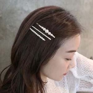 여성 액세서리 진주실핀 5피스 1세트 포인트 헤어핀