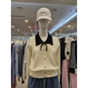 부루앤쥬디 세이브존03 부루앤쥬디 배색 카라 리본 니트 AGBBRCPO001CA