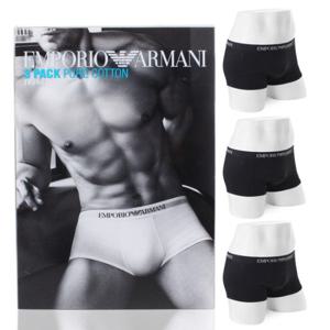 엠포리오 아르마니 남자 팬티 드로즈 속옷 블랙 3장 세트 111610