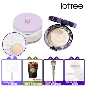 투명 메이크업2종세트[로트리]루스파우더 21호+로사 센티폴리아 파우더팩트21호(증정)휴대용기 퍼프2P