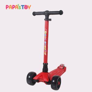 알파카 몬스터휠 킥보드 어린이 스쿠터 (탈부착식) 레드