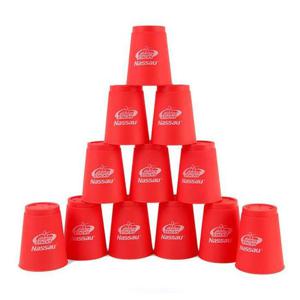 낫소 스포츠 스택스 12개입 (레드) 스피드 컵쌓기 보드게임