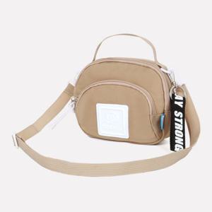 가벼운 여성 미니백 크로스 캐주얼 가방 -다크베이지