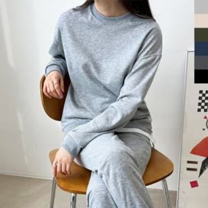 V0627020 맨투맨 티 티셔츠 오버핏