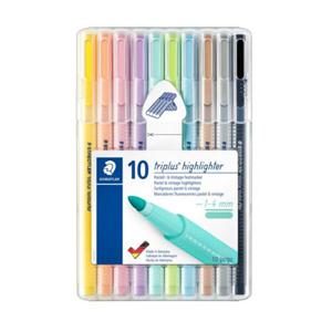 스테들러 파스텔 삼각 형광펜 10색 362CSB10 잉크형광마카 잉크형광펜 형광마카 펜 형광펜 액체형광펜 문구