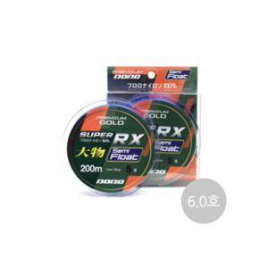 싸파 도도 슈퍼RX 블루 6.0호 200m 세미플로트 나일론 바다낚시