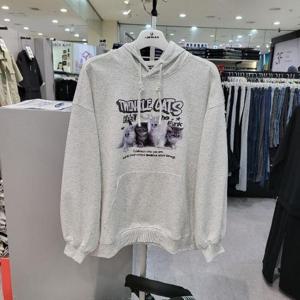 에어워크주니어 sh06 쿠션지 앞판 고양이 후드티셔츠 R257G1151A