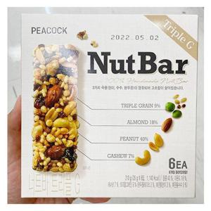 [피코크]너트바 트리플 G 210g(35gX6개입) a43464