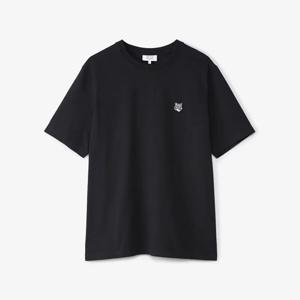 26SS 메종키츠네 폭스헤드 컴포트핏 반팔 티셔츠 블랙 PM00108KJ7025 P199