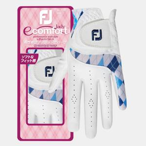 풋조이 레이디 이컴포트  E COMFORT 양손 골프장갑 화이트네이비