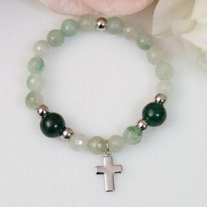 팔찌 십자가 볼 여자 원석