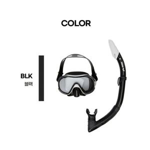 [아레나] 아레나 수영 성인용 마스크 스노클 세트 A6AC1OK52 BLK WHT BLU A6AC1OK52
